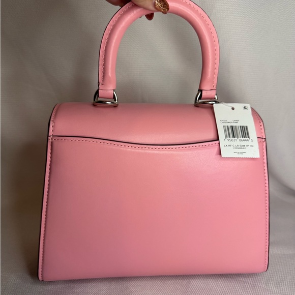 SOLD Coach Sammy Top Handle Bubblegum Pink Crossbody Glovetanned Leather NWT - Picture 2 of 9